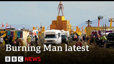 Burning Man : festival revellers remain stranded after torrential rains