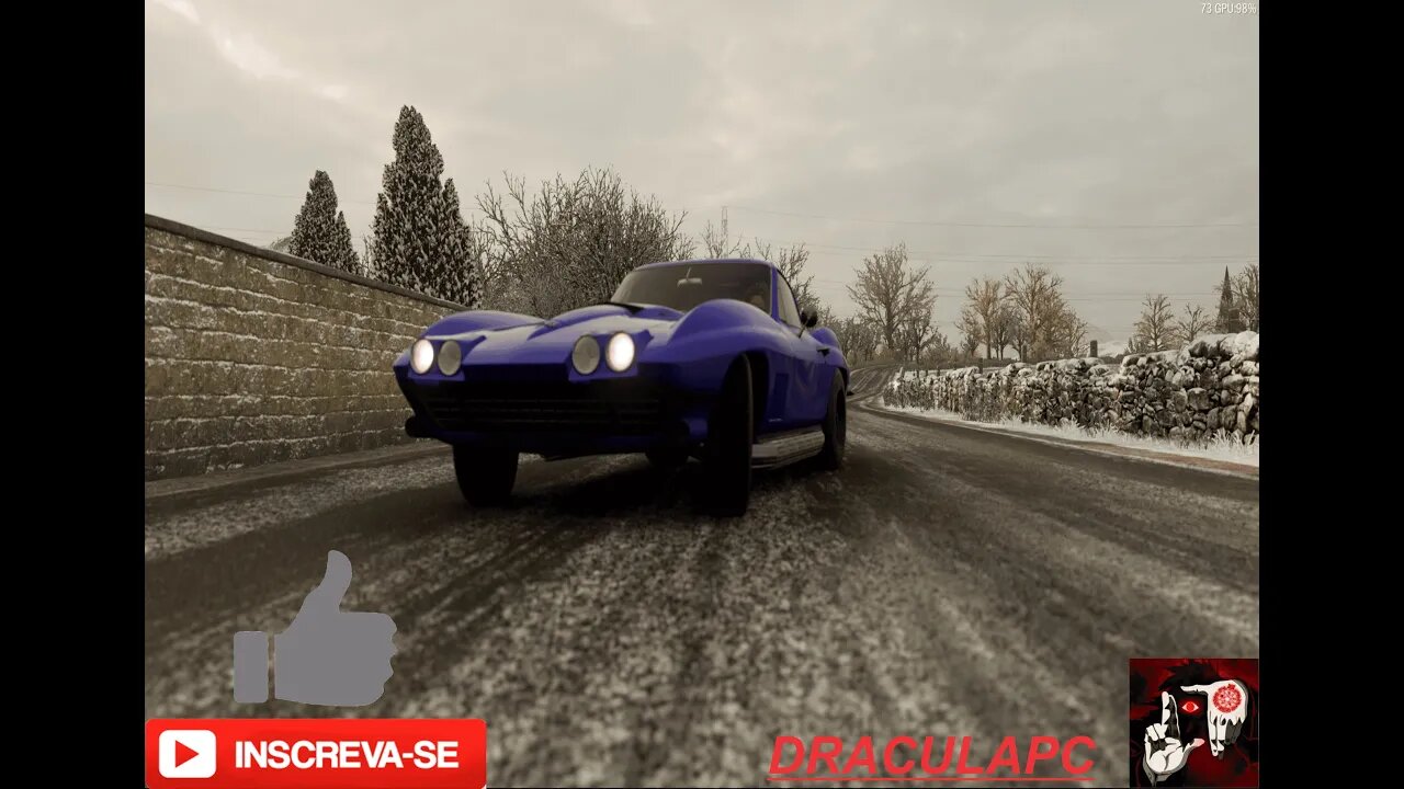 Forza Horizon 4 Blue corvette