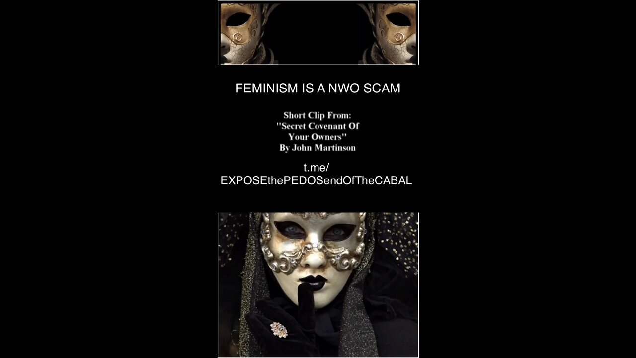 FEMINISM IS A NWO SCAM