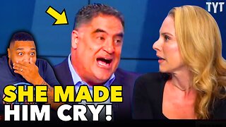 Cenk Uygur THROWS TANTRUM Ana Kasparian CALLS HIM OUT For Calling Trump a FASCIST!