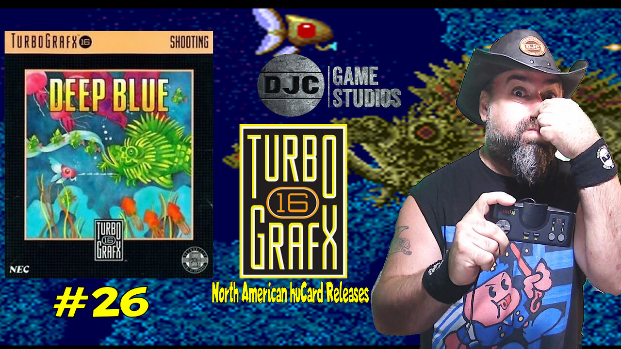 TURBOGRAFX 16 - North American HuCard Releases #26 - "DEEP BLUE"