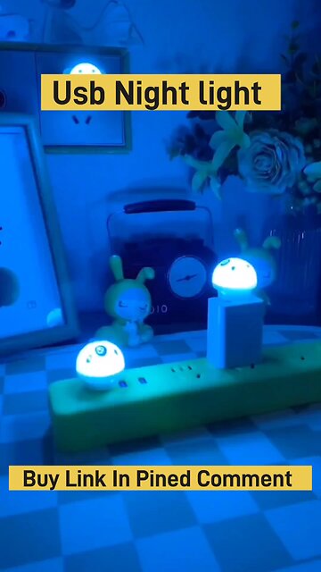 Usb voice control night light