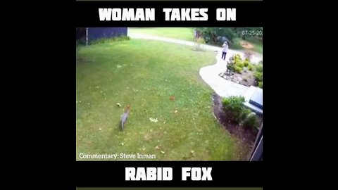 Rabid Fox vs Woman