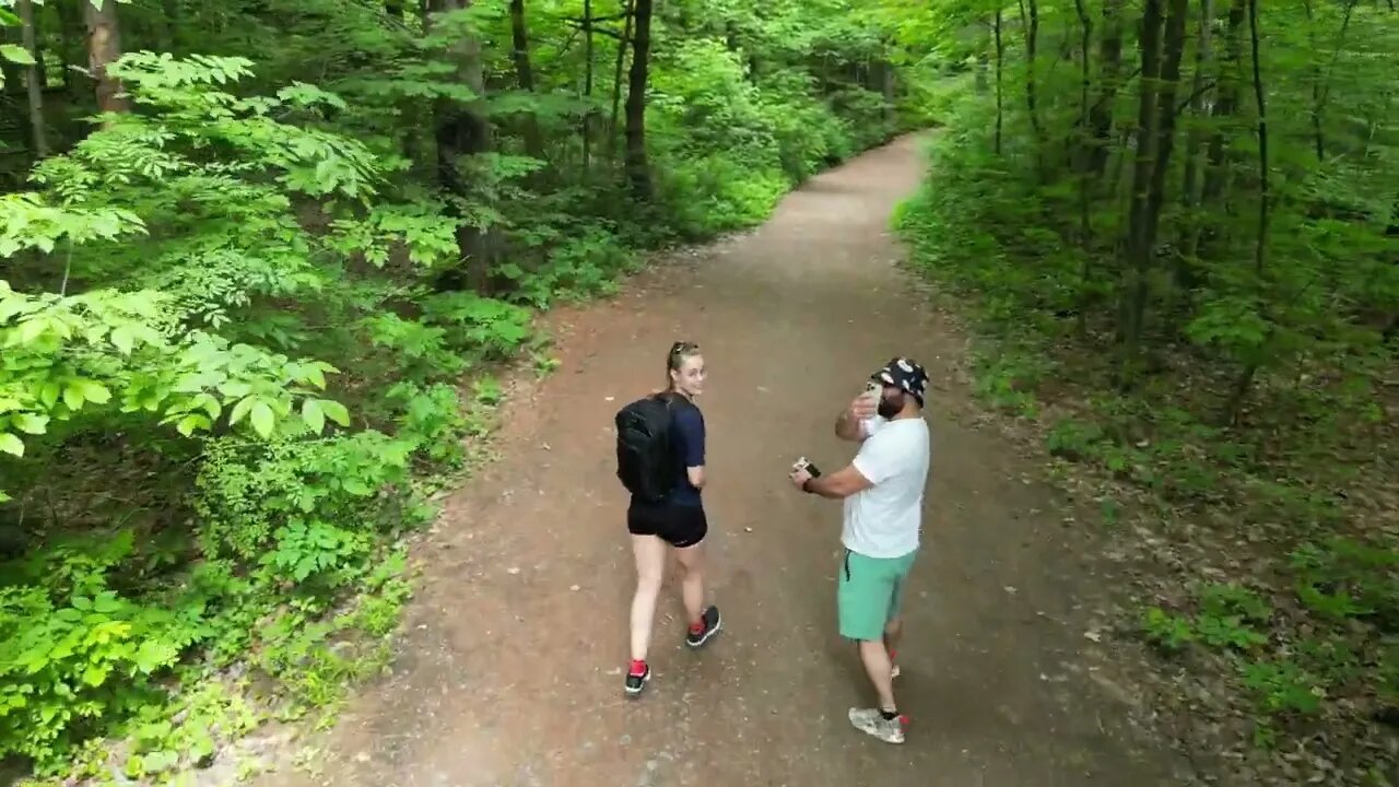 DJI Mini 3 Pro Auto Tracking in Gatineau Park