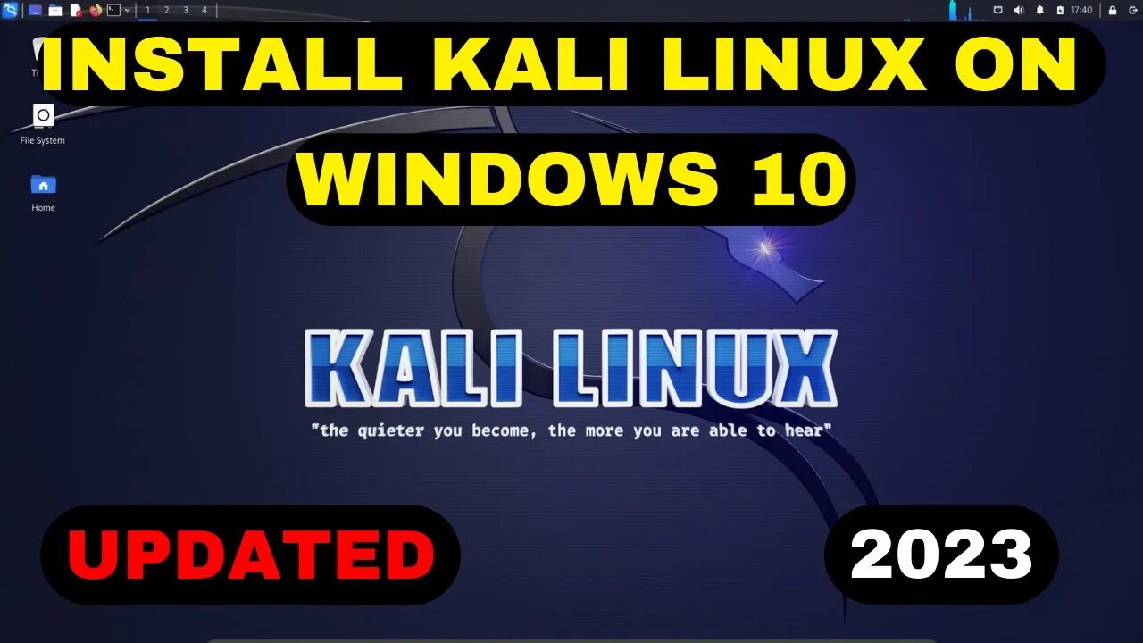 How To Install Kali Linux On Windows 10(Updated)