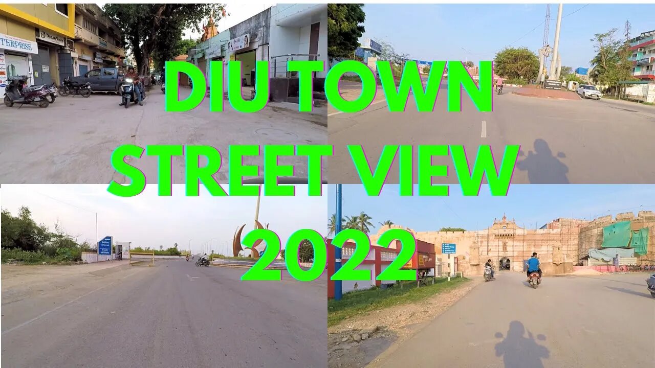 Diu Town street view | 2nd September 2022