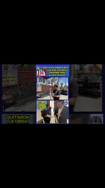 GRACIAS A LOS CRISTEROS QUITARON LA OBRA OFENSIVA CONTRA LA VIRGEN DE GUADALUPE EN TLALPAN, MÉXICO