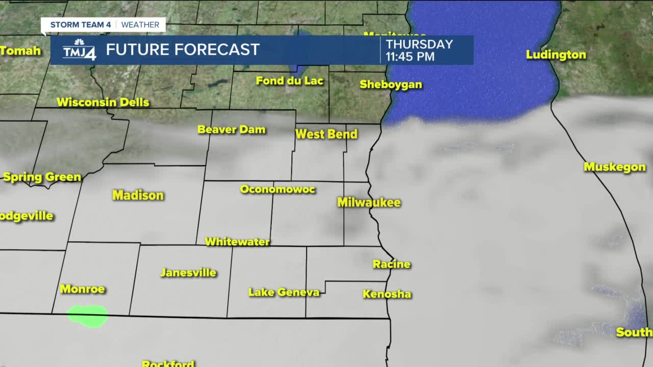 Showers expected to stop Thursday evening