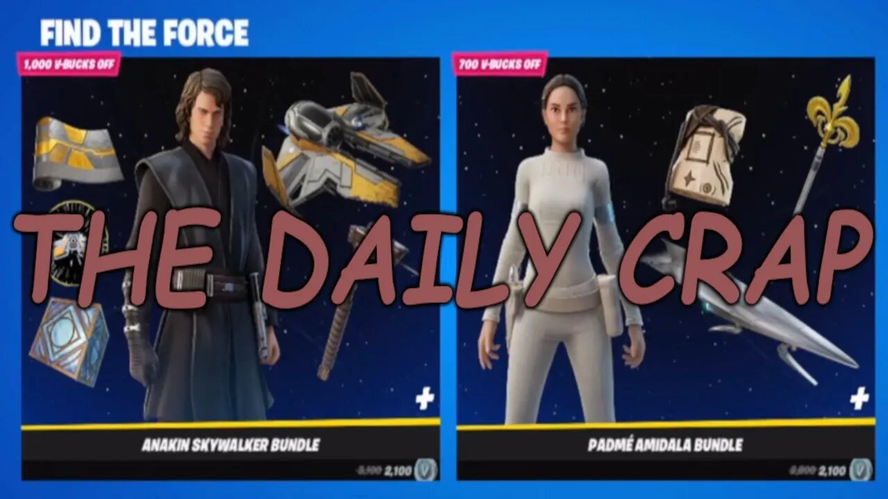 🏆💩The Daily Crap of the Fortnite Store for 5/2/2023.💩🏆Epic Monetizes A Battle Pass Star Wars Event.