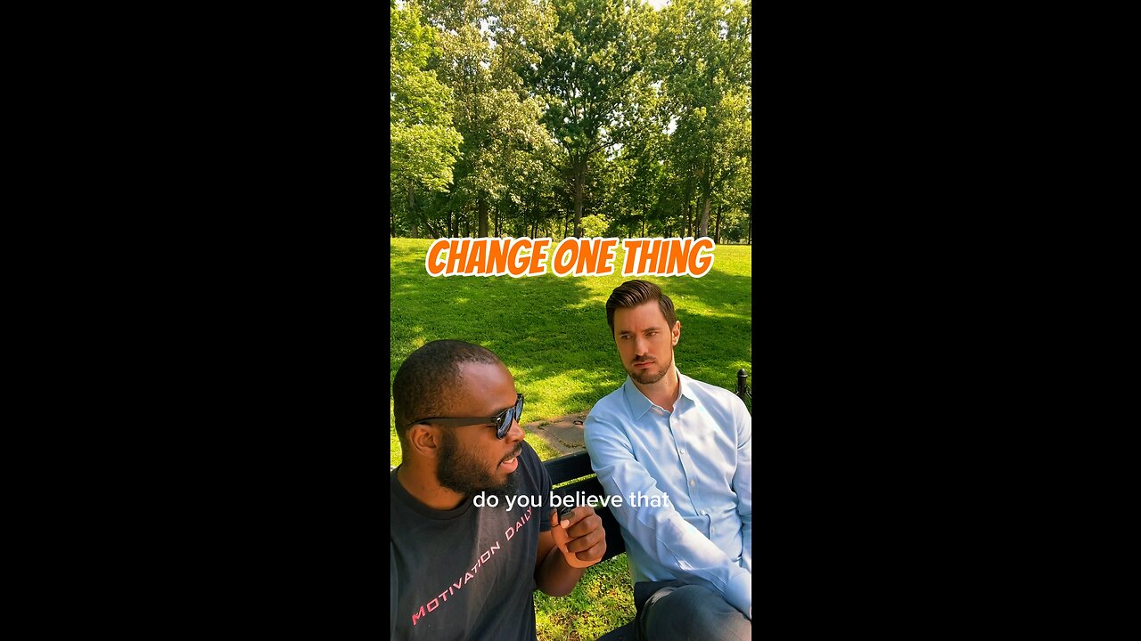 Change One Thing #dayodman #motivation #eeyayyahh #motivationalspeaker #positivity