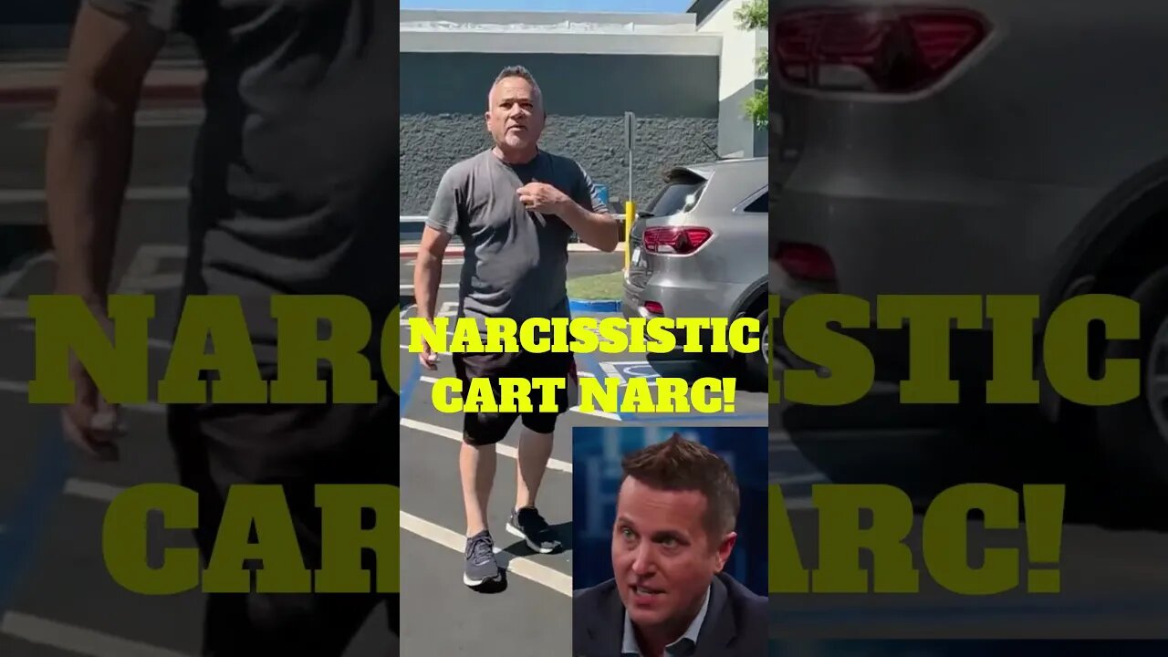 Cart Narc vs Irate Man & Nearly Clocked! #shorts