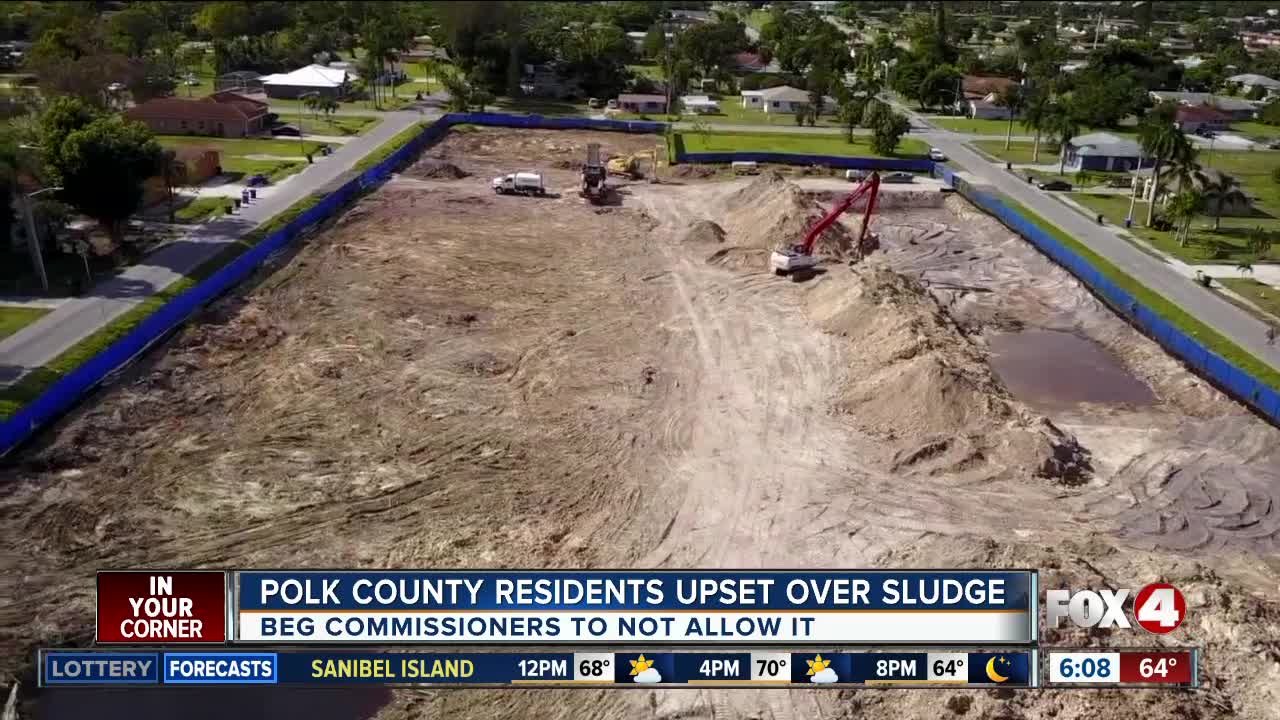 Polk County residents beg commissioners to not allow lime sludge from Dunbar