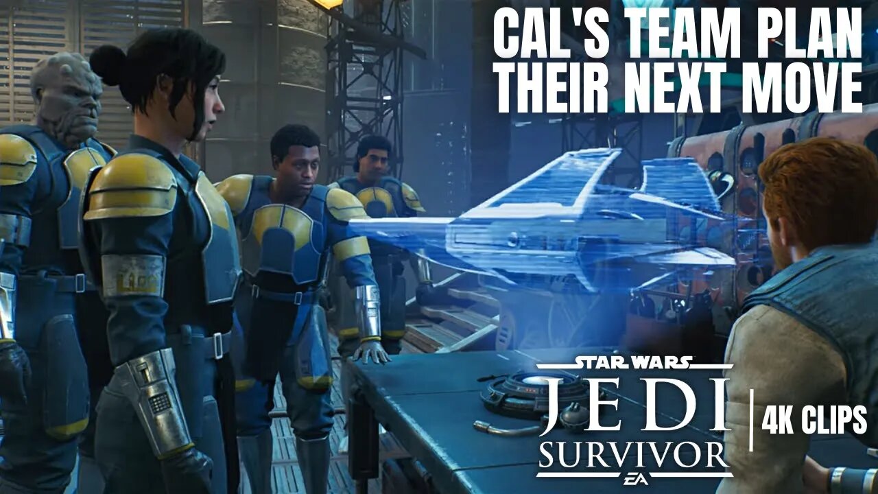 STAR WARS Jedi: Survivor | Cal Reunites With His Team (Star Wars Jedi Survivor 4K Clips)