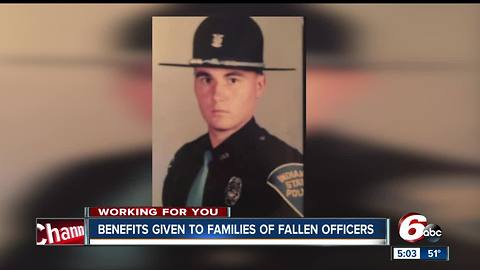 Families of fallen officers get benefits from the state, but is it enough?