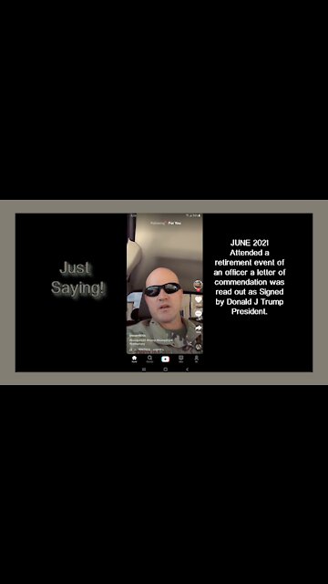 2021 JUN 07 Letter of Commendation by DJT is President in JUNE 2021