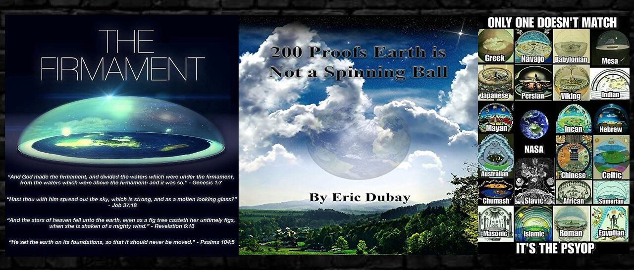 🌏🚀 200 PROOFS: THE EARTH IS NOT A SPINNING GLOBE ▪️ BY ERIC DUBAY 💣