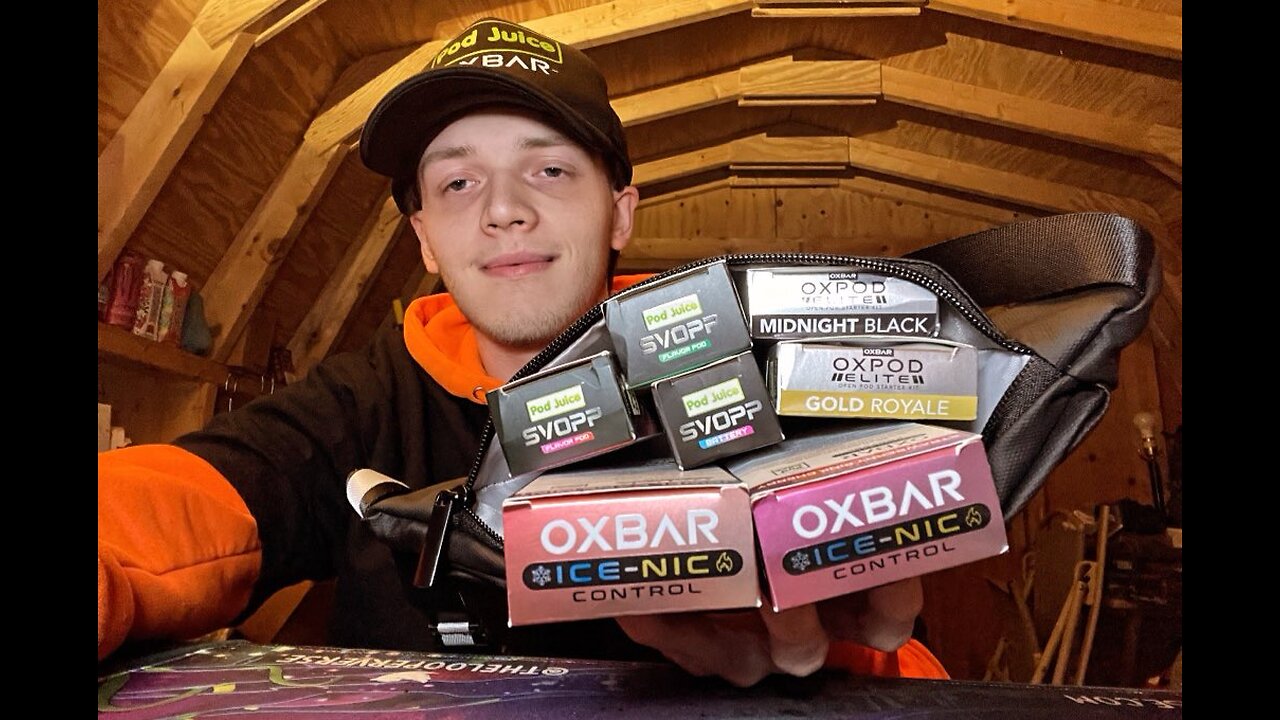 Reviewing OXBar X Pod Juice Jewel cane mint & Pod juice SVOPP Strawberry Pink Burst!!