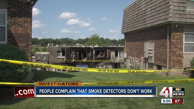 Tenants question fire alarms after Overland Park fire