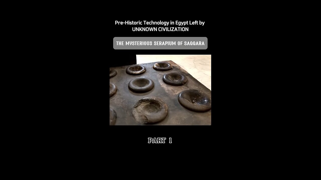 Pre-historic Technology in Egypt Left by Unknow Civilization