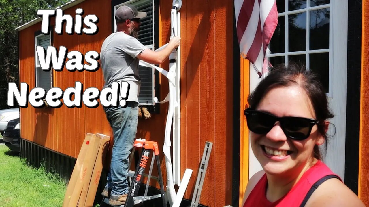 It was SO UGLY! Now it's NOT! | DIY Mr. Cool | Shed To House