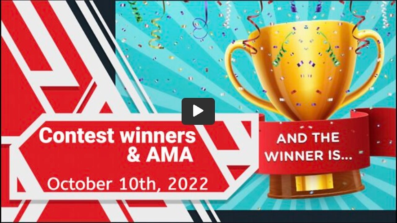 Contest winners & AMA - October 10th, 2022
