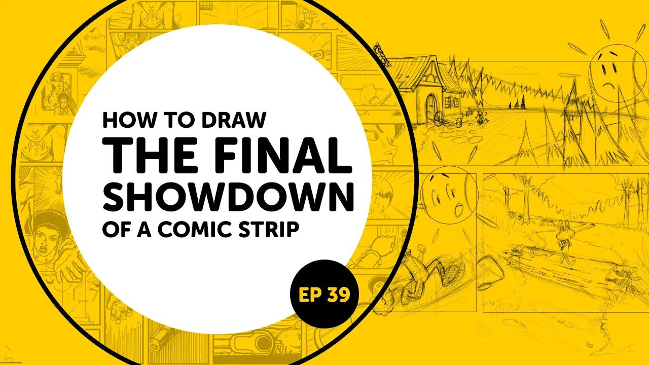 How to Draw The Final Showdown Of A Comic Strip ep39