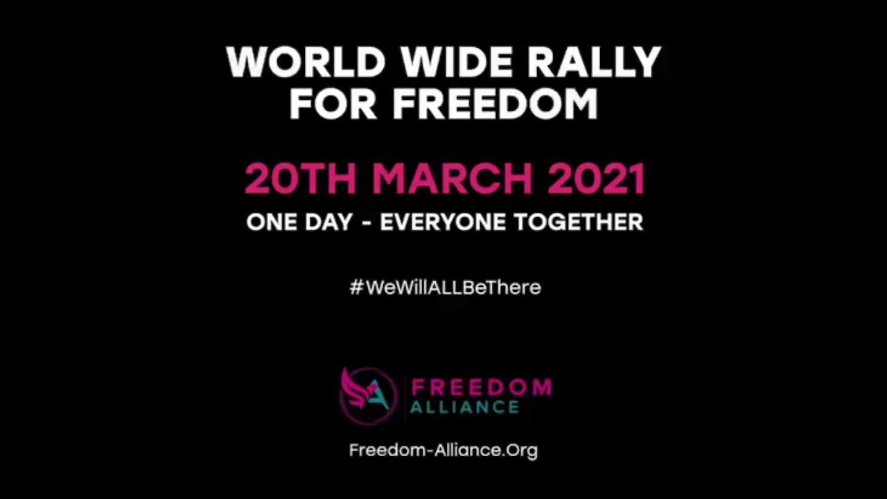 Matt’s News Network 3-15-2021. Worldwide Rally for Freedom!