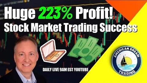 Huge 223% Profit Lifetime Member Stock Market Success