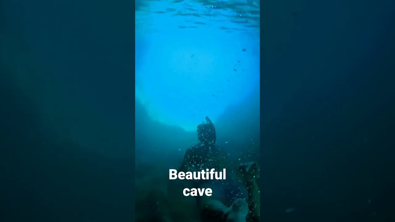 beautiful cave #shorts #short #travel #views #water #snorkeling #free #beautiful #spain #youtube