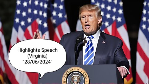 President Donald Trump Speech ❤️🔥 (Highlights) 2024 (Virginia) 28/06/2024