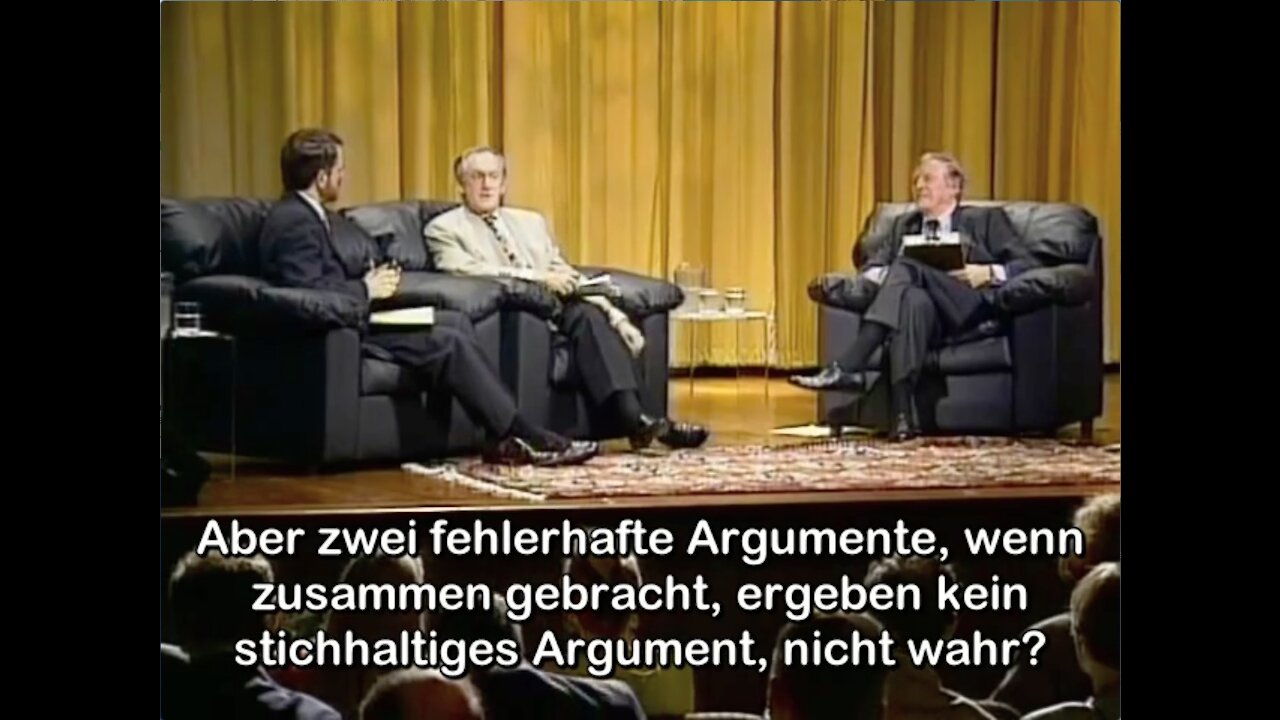 Christlicher Philosoph deklassiert atheistischen Wissenschaftler gleich zweimal