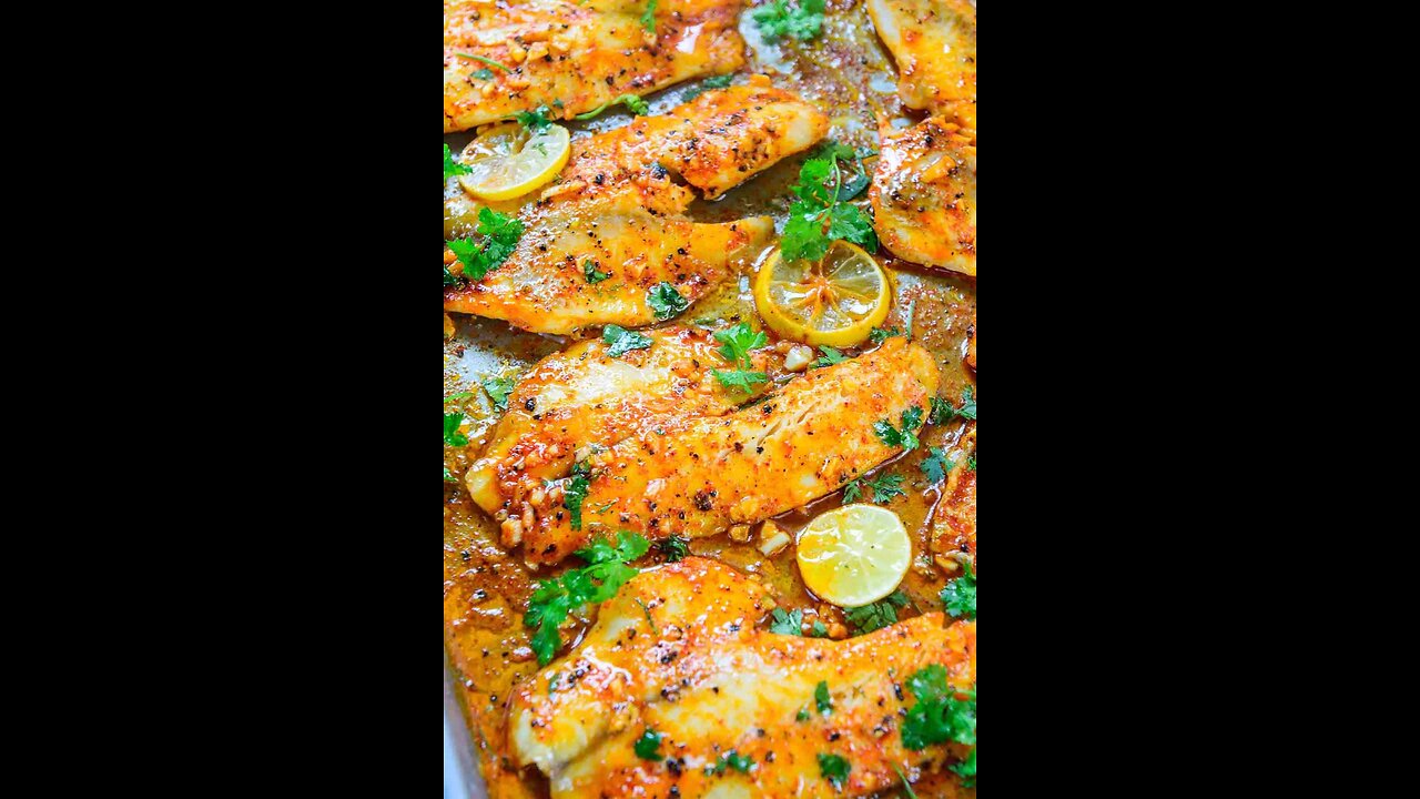 Lemon Garlic Baked Tilapia Recipe