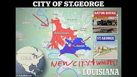 Black City/White City: Baton Rouge Whites Declare New Home Town!