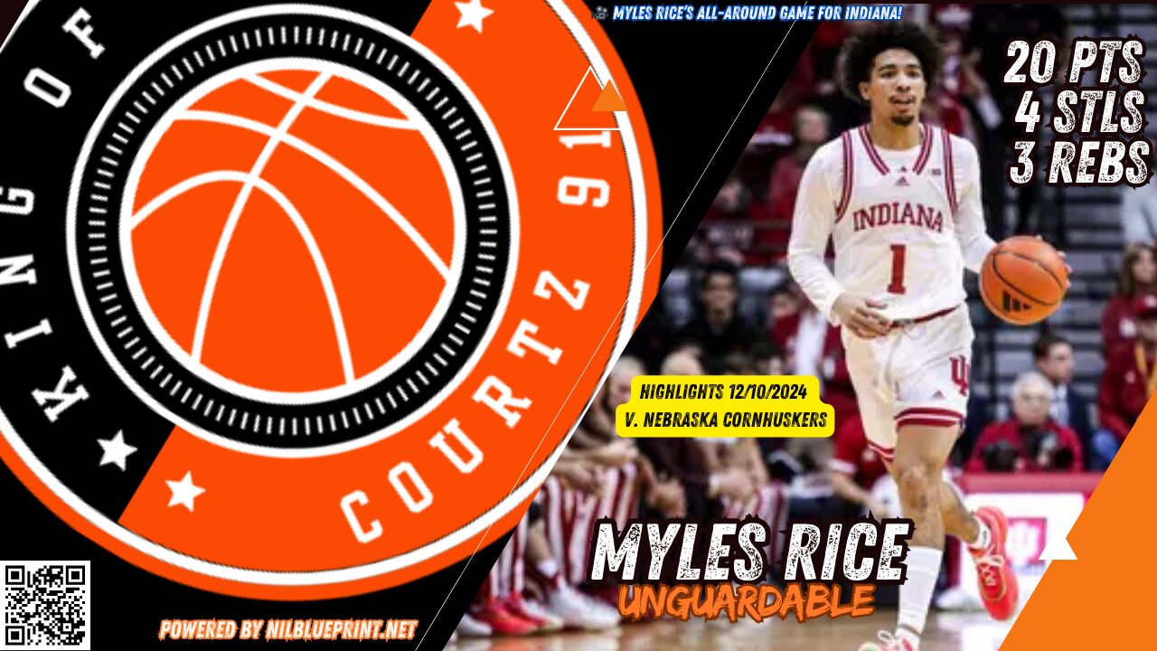 🎥 Myles Rice’s All-Around Game for Indiana!