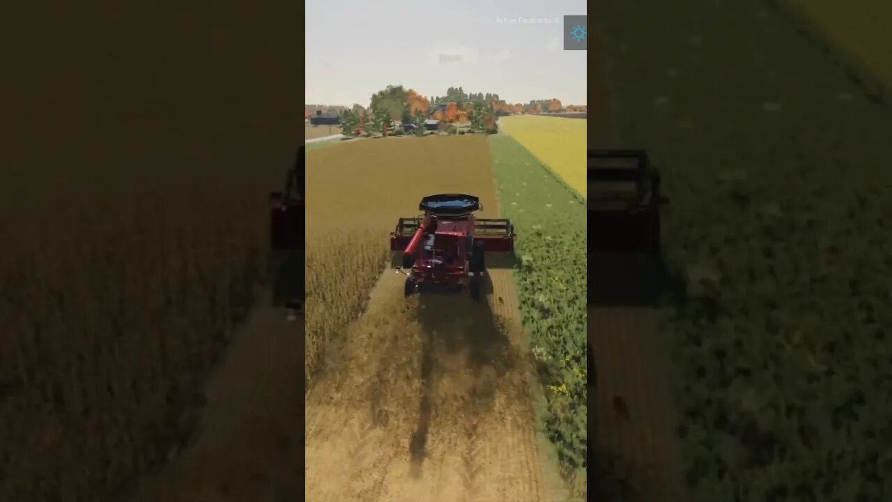 Harvesting Corn And Soy Farming Simulator 22 #shorts #fs22 #farming