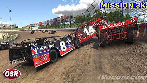 🏁 Intense iRacing Super Late Model Showdown: Battling for Glory at Eldora Speedway! Mission 3K 🏁