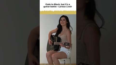 Fade to Black, but it's a guitar battle Larissa Liveir #Part1 #shorts #short #music #cover