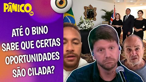 GOSSIP DO ZUZU: BOLSONARO PODE SE DAR BEM NO ENTERRO DE ELIZABETH II OUVINDO NEYMAR E STÊNIO GARCIA?