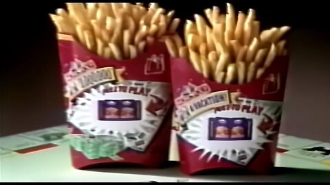 McDonald's Monopoly Game - Fast Food Commercial 1998