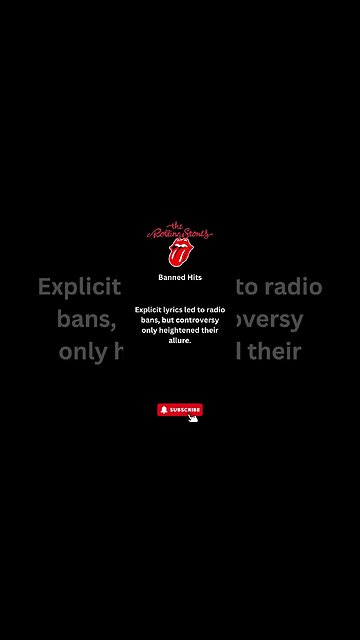 Banned Hits of The Rolling Stones: The Dark Side of Their Iconic Music #shorts #rollingstones #rock