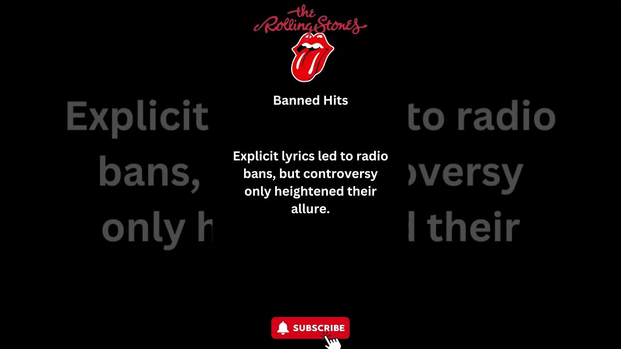 Banned Hits of The Rolling Stones: The Dark Side of Their Iconic Music #shorts #rollingstones #rock