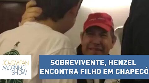 Sobrevivente de tragédia, Rafael Henzel encontra filho em Chapecó