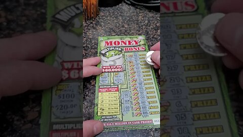 Money Multiplier Scratch Off Win #shorts #lottery