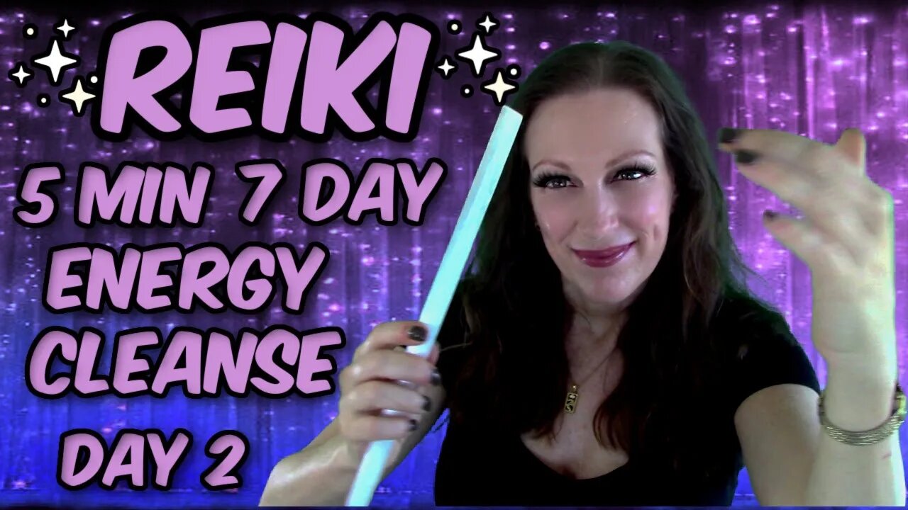 Reiki For Energy Cleansing I Day 2 of 7 ✋✨🤚 Selenite Wand + Stones & Crystals Wand