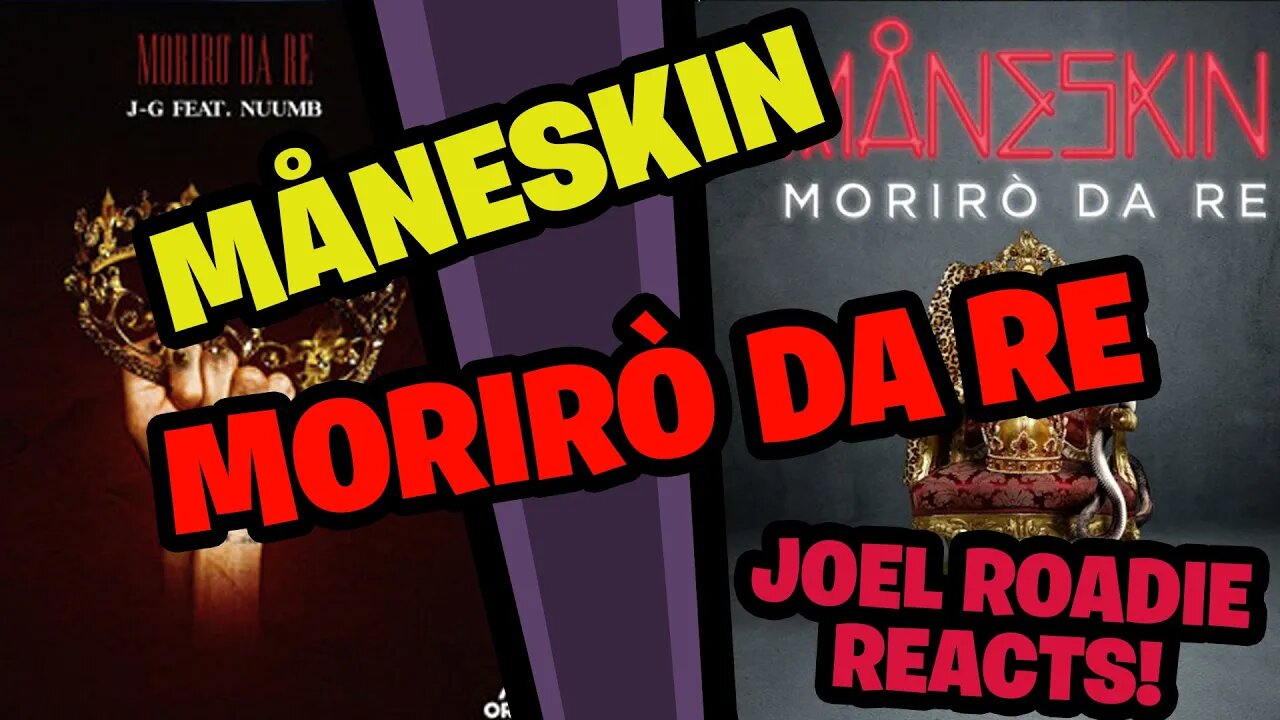 Måneskin - Morirò da Re (Official Video) - Roadie Reaction