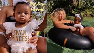 DaBaby's "BM" DaniLeigh Takes Daughter Velour Tubing! 🌊