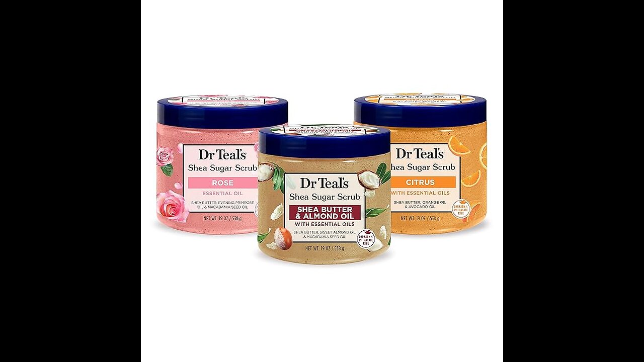 Dr Teal's Shea Sugar Scrub Trial Pack!