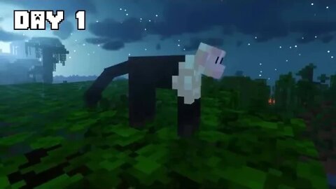 1 ## I Survived 100 DAYS as a GORILLA in HARDCORE Minecraft!