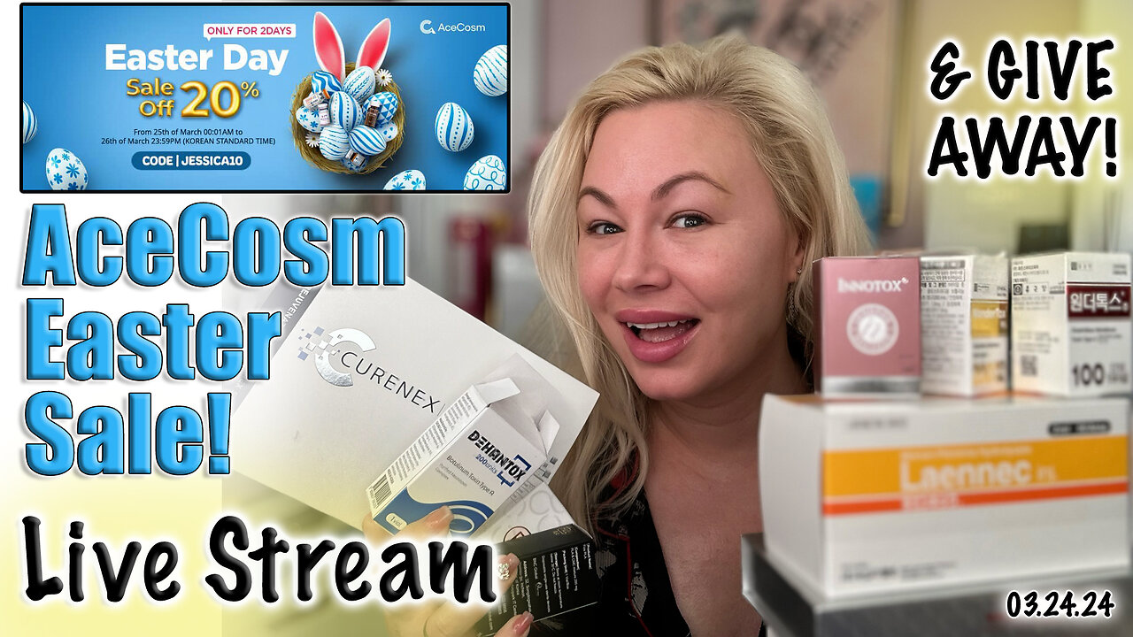 Live AceCosm Easter Sale has started...what do you Need? And GIVEAWAY! Code Jessica10 Saves