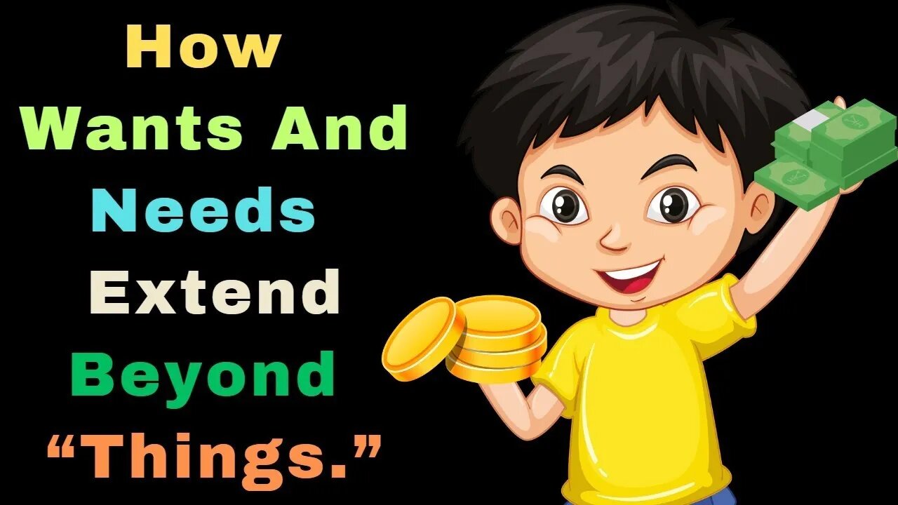 How to Teach Kids Wants vs Need Value Of Money #finance #kids #animation